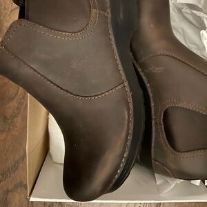Dansko Frankie Oiled Antique Brown Clogs